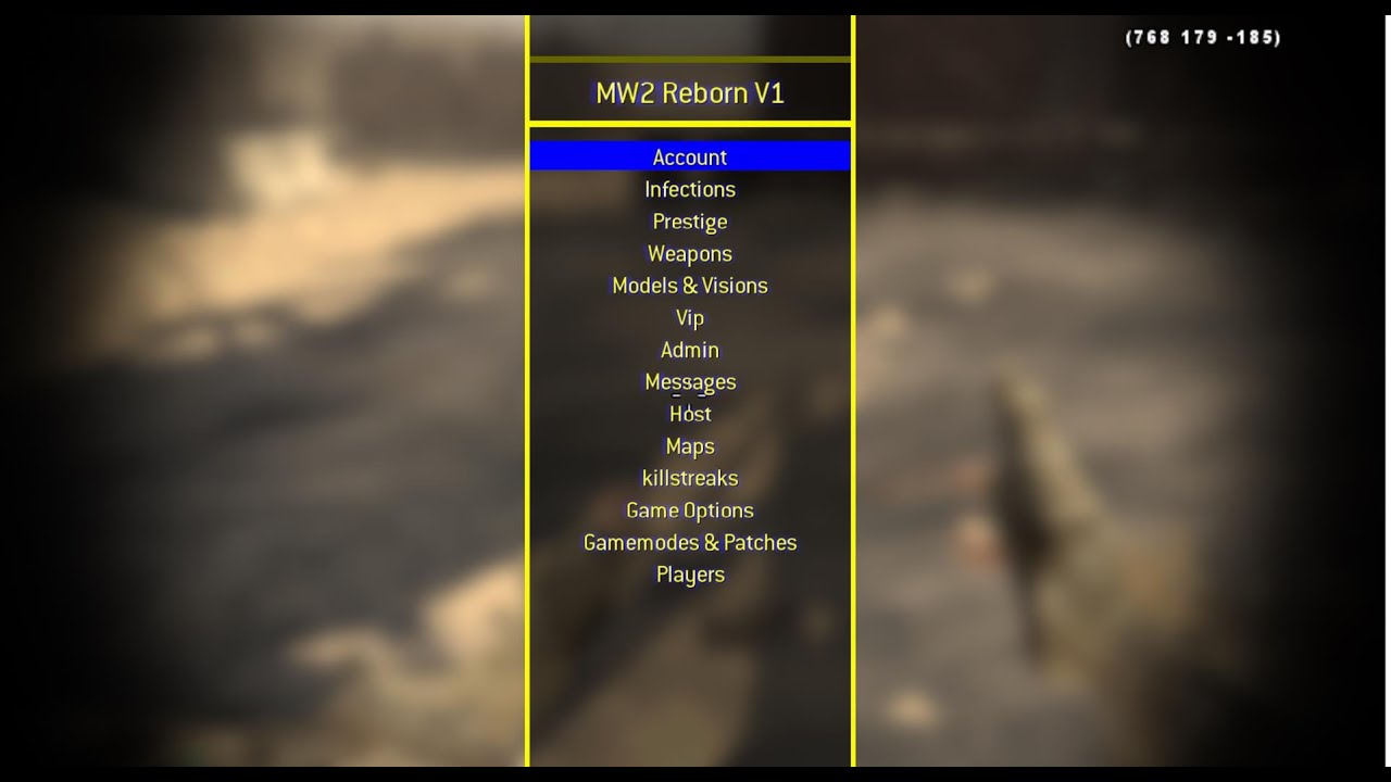 mw2 free mod menu